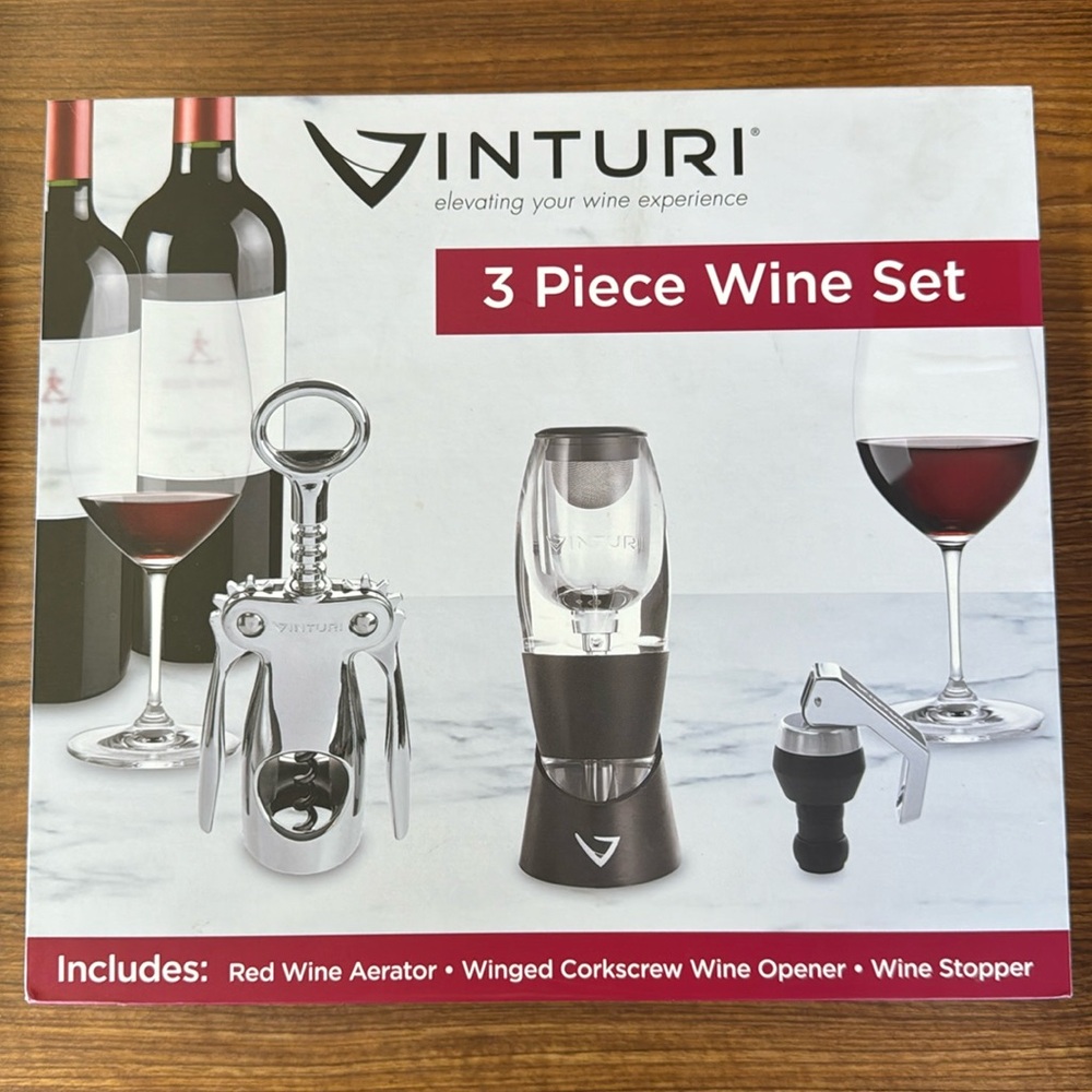 Vinturi 3 piece Wine Set